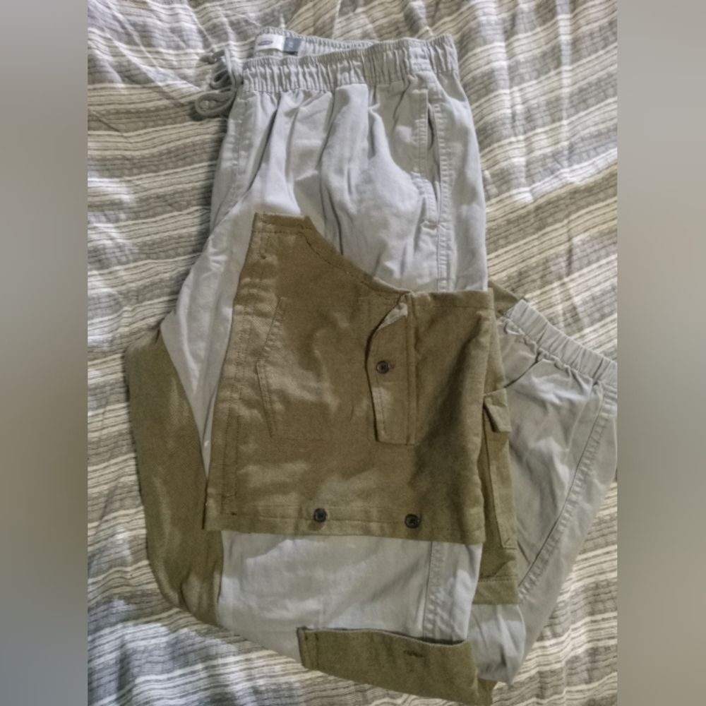 Upcycled harem pants